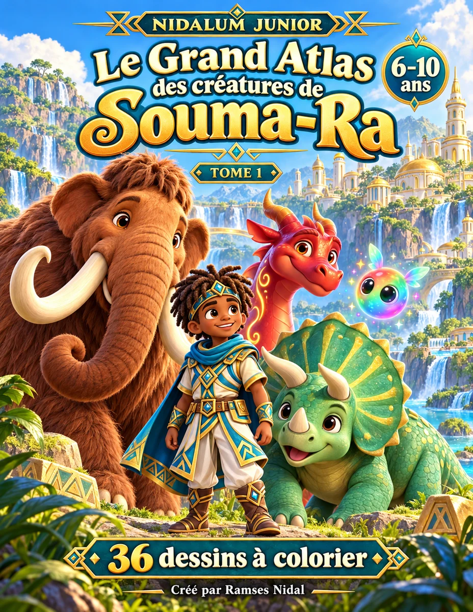 Couverture : Le Grand Atlas des créatures de Souma-Ra, Tome 1