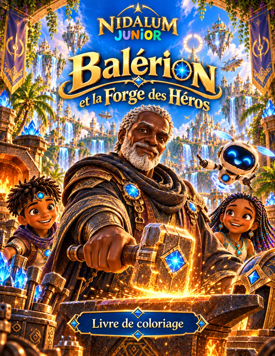 Couverture : Balérion et la Forge des Héros