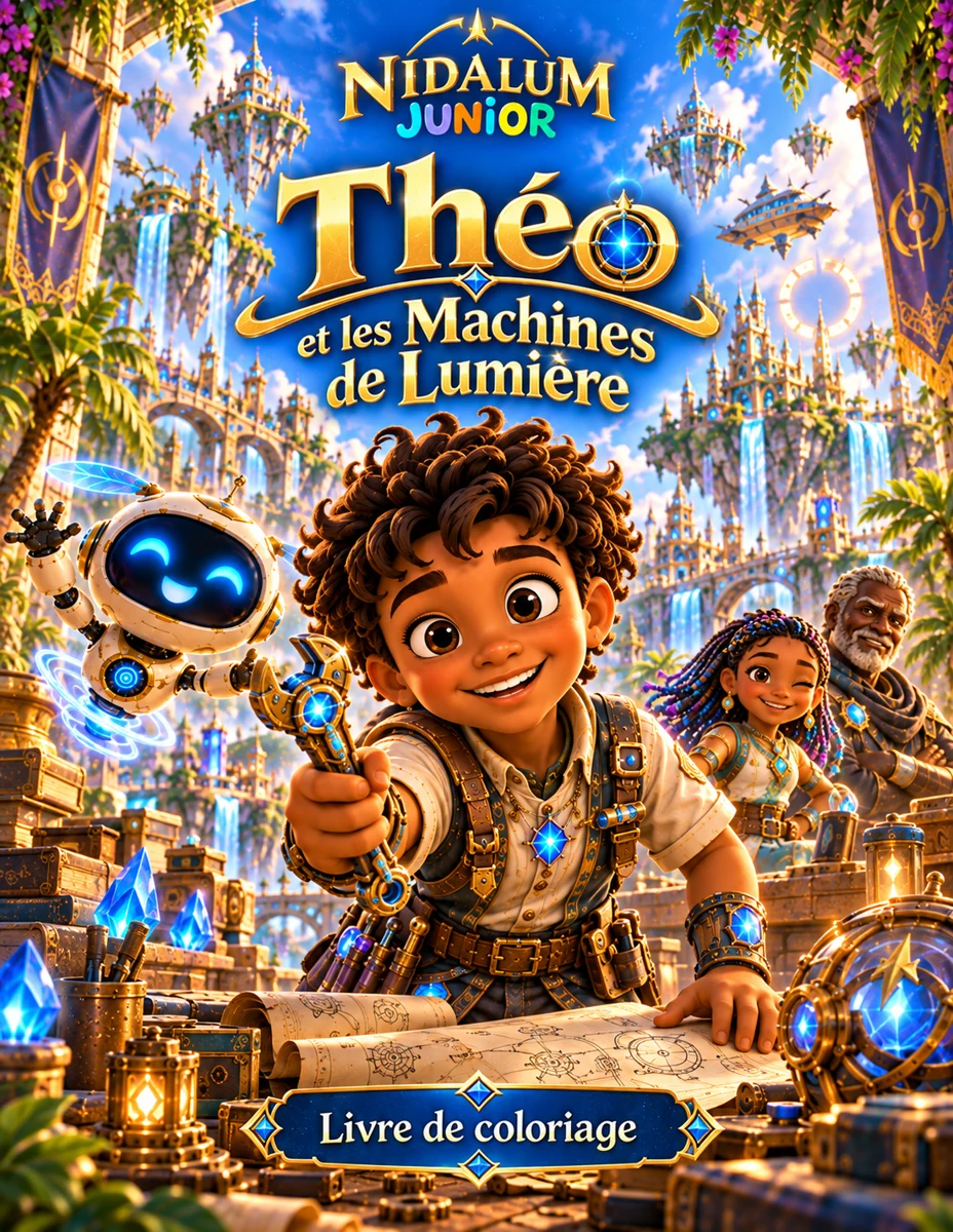 Couverture : Théo et les Machines de Lumière